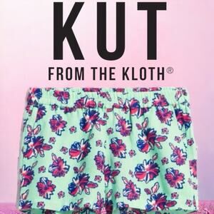 Kut from‎ the Kloth | Womens Floral Linen Shorts | Size 8